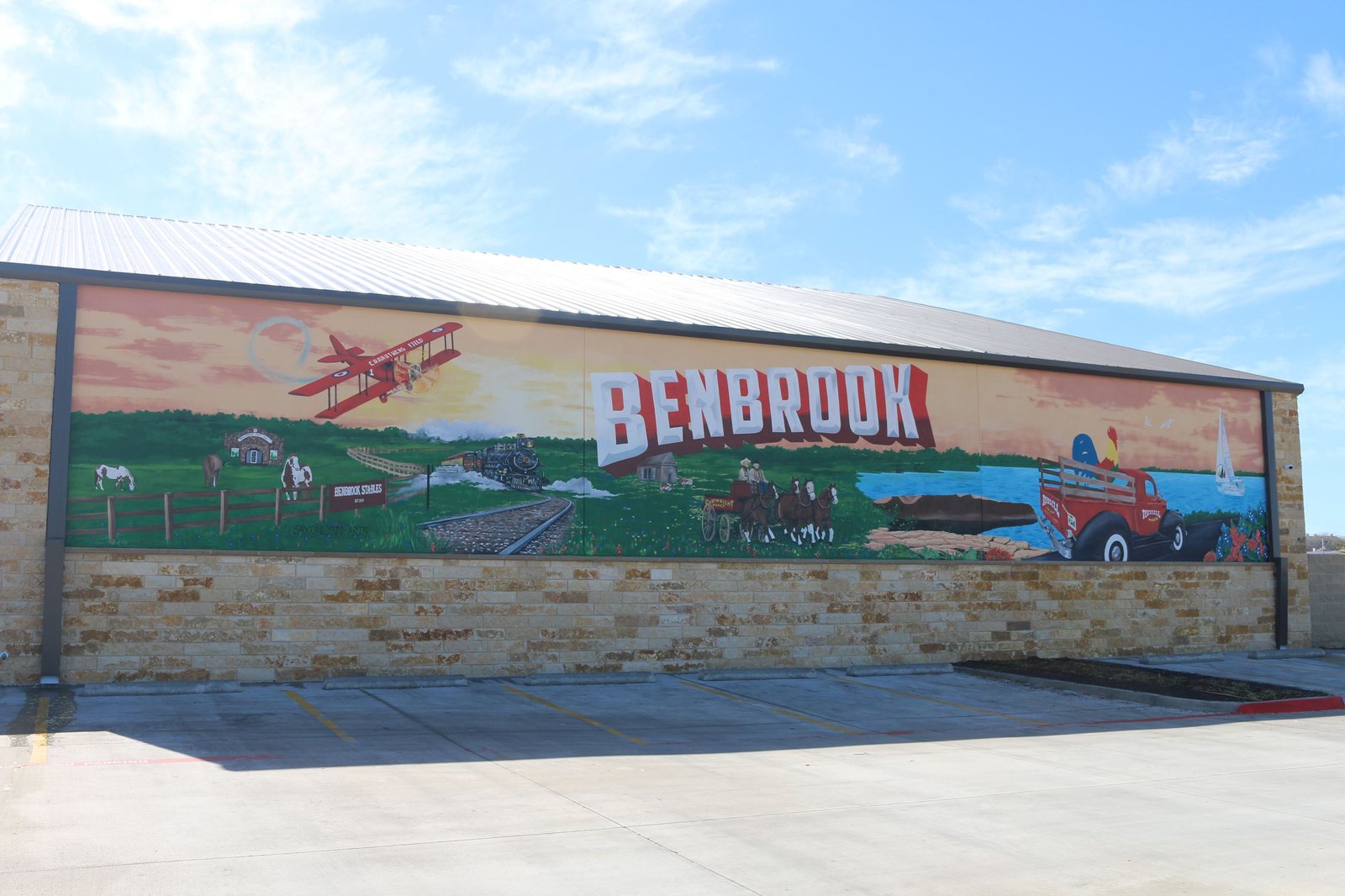 Benbrook Texas mural