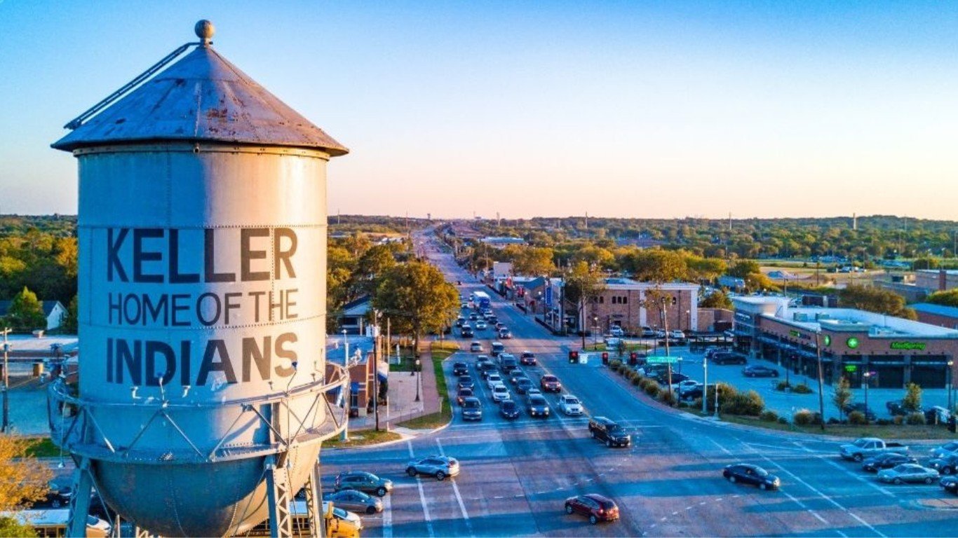 Keller Texas water tower